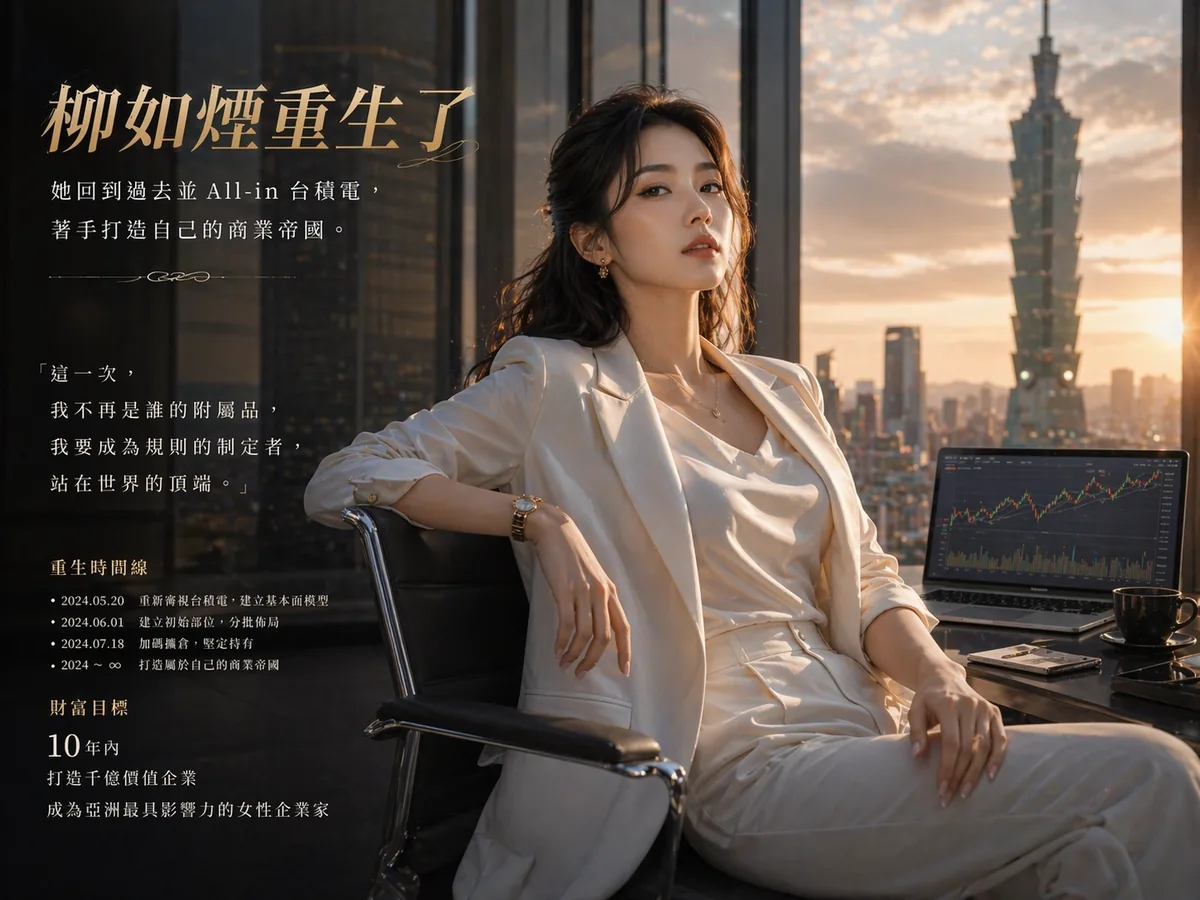 視覺化全家桶封面：柳如煙的重生帝國儀表板